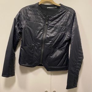 Crane and lion Moto jacket